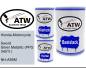 Preview: Honda-Motorcycle, Sword Silver Metallic (PPG 34011), NH-A95M: 500ml Lackdose + 500ml Klarlack + 250ml Härter - Set, von ATW Autoteile West.